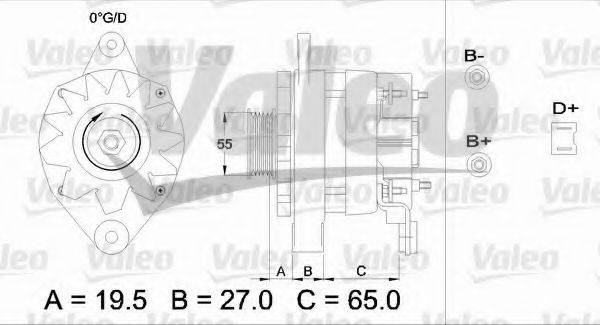 VALEO 433444 Генератор