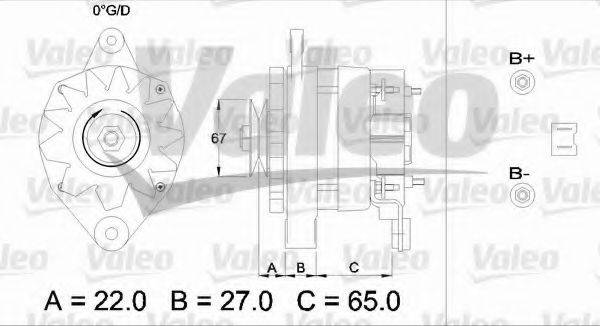 VALEO 433448 Генератор