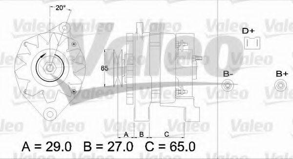 VALEO 433459 Генератор