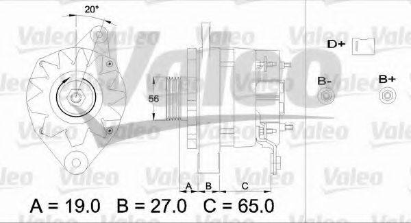 VALEO 433487 Генератор