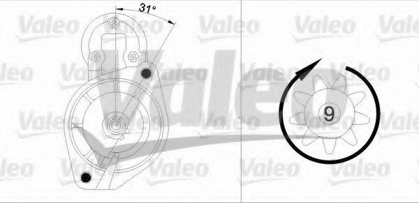 VALEO 436003 Стартер