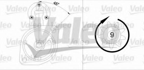 VALEO 436025 Стартер