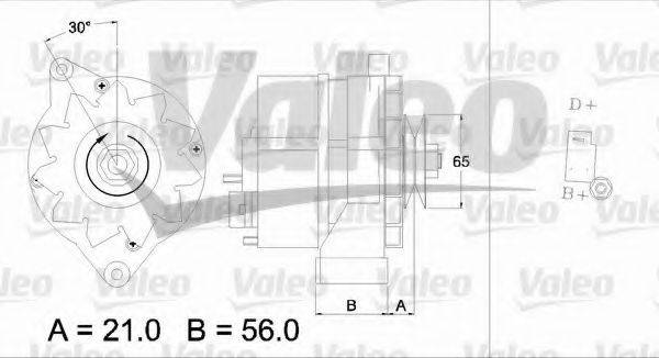 VALEO 436157 Генератор