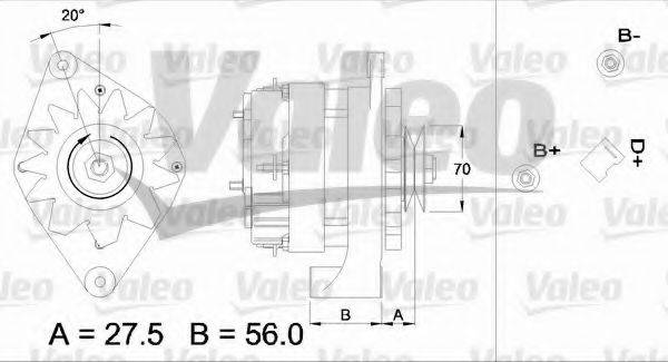 VALEO 436161 Генератор