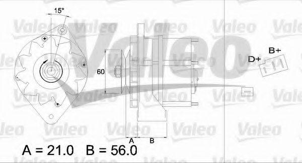 VALEO 436196 Генератор