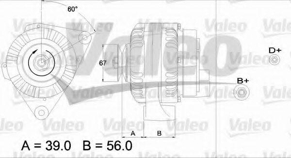 VALEO 436258 Генератор