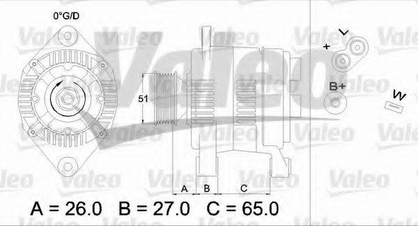 VALEO 436383 Генератор