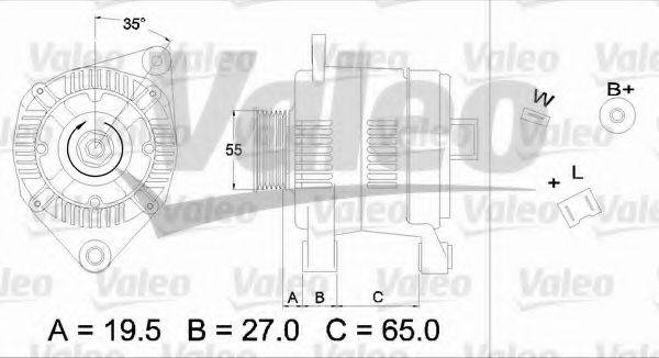 VALEO 436384 Генератор