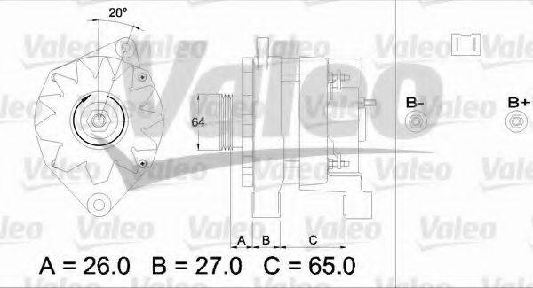 VALEO 436461 Генератор