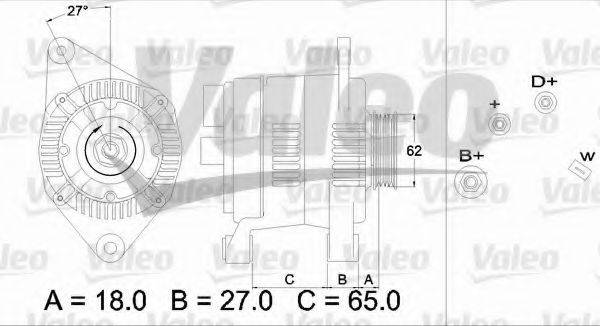 VALEO 436468 Генератор