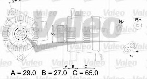 VALEO 436470 Генератор