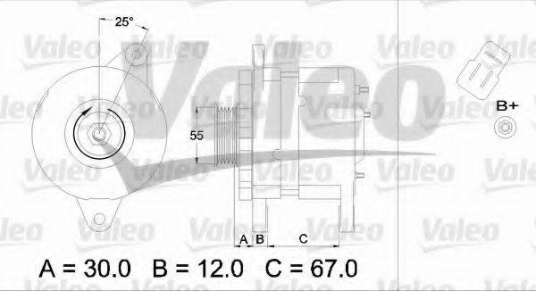 VALEO 436540 Генератор