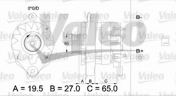 VALEO 436594 Генератор