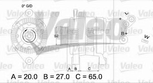 VALEO 436617 Генератор