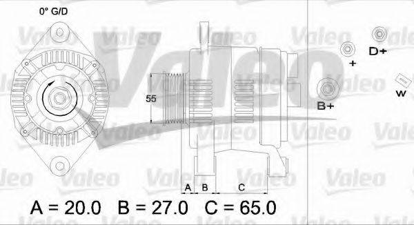 VALEO 436648 Генератор