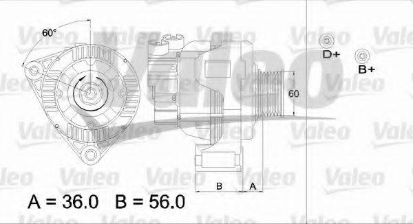 VALEO 436671 Генератор