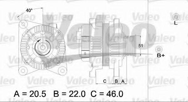 VALEO 436677 Генератор