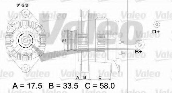 VALEO 436683 Генератор