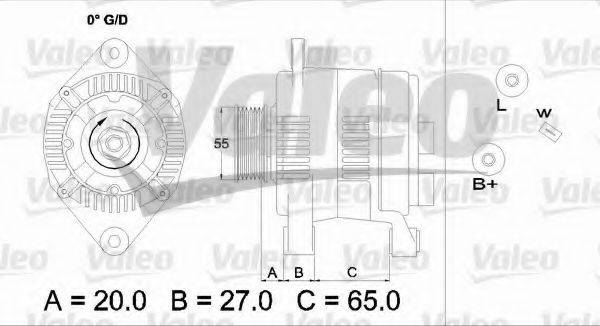 VALEO 436713 Генератор