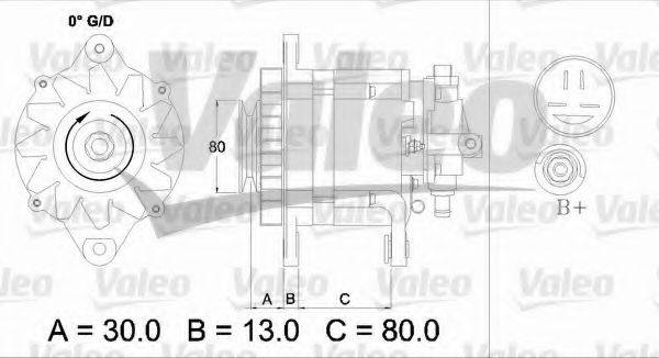 VALEO 436725 Генератор