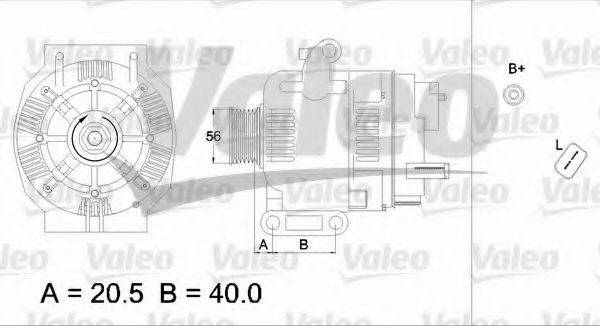 VALEO 436750 Генератор