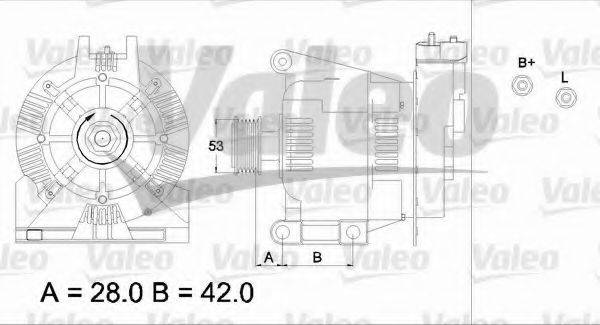 VALEO 437114 Генератор