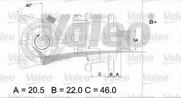 VALEO 437192 Генератор