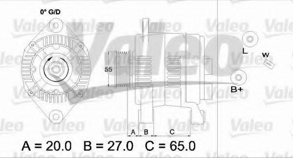 VALEO 437201 Генератор