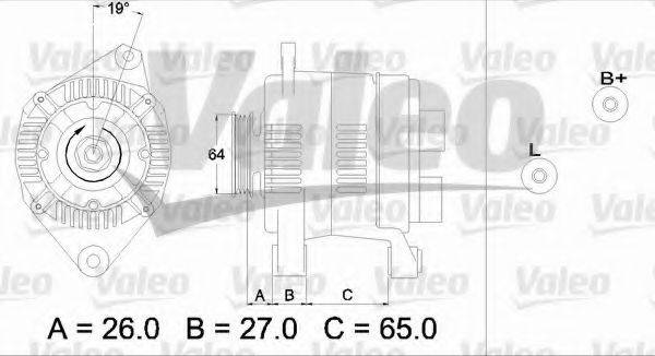 VALEO 437205 Генератор