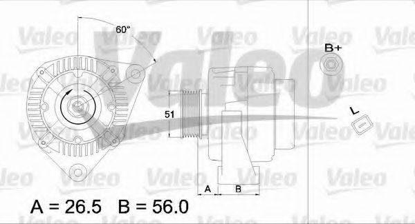 VALEO 437224 Генератор