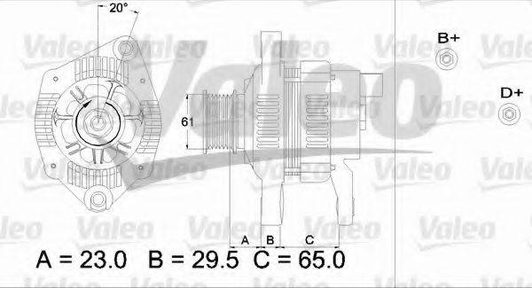 VALEO 437307 Генератор