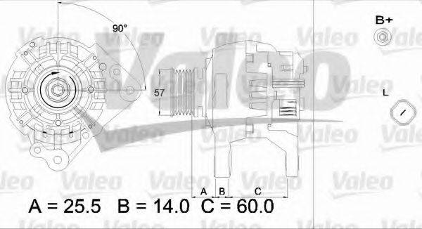 VALEO 437315 Генератор