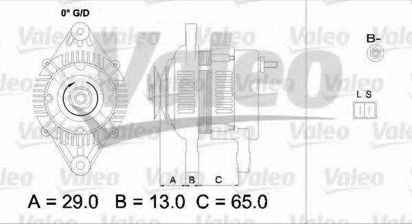 VALEO 437332 Генератор