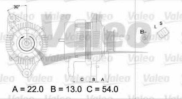 VALEO 437336 Генератор