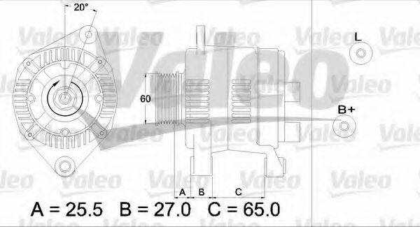 VALEO 437350 Генератор