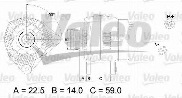 VALEO 437351 Генератор