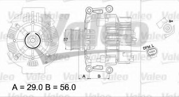 VALEO 437360 Генератор