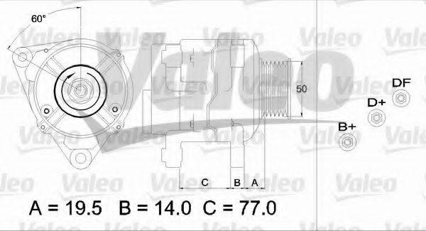 VALEO 437389 Генератор