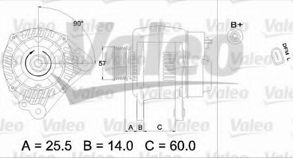 VALEO 437419 Генератор