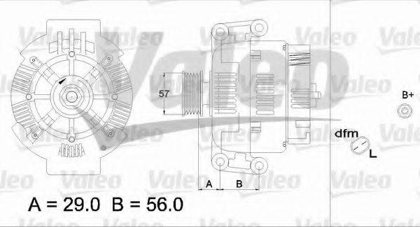 VALEO 437420 Генератор