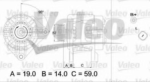 VALEO 437424 Генератор