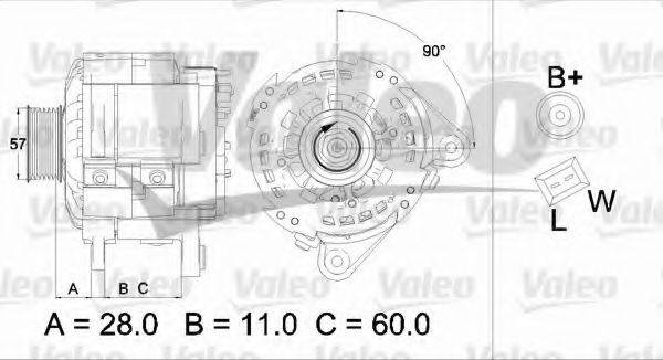 VALEO 437479 Генератор