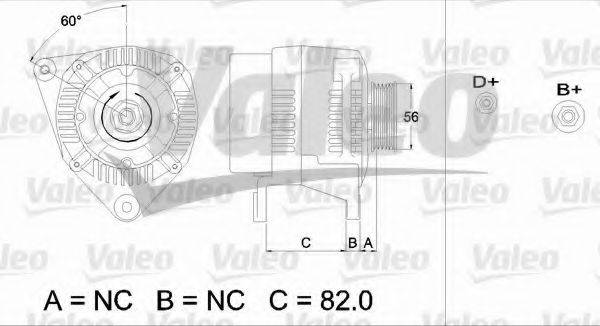 VALEO 437493 Генератор