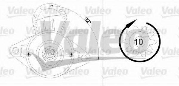 VALEO 455596 Стартер