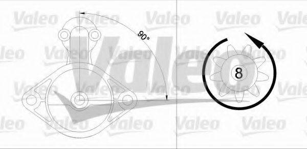 VALEO 455598 Стартер