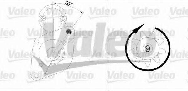 VALEO 455722 Стартер