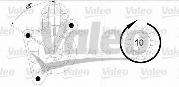 VALEO 455900 Стартер