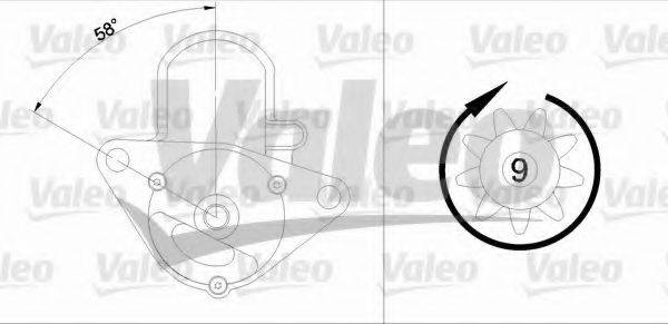 VALEO 455932 Стартер