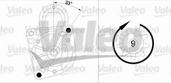 VALEO 455975 Стартер