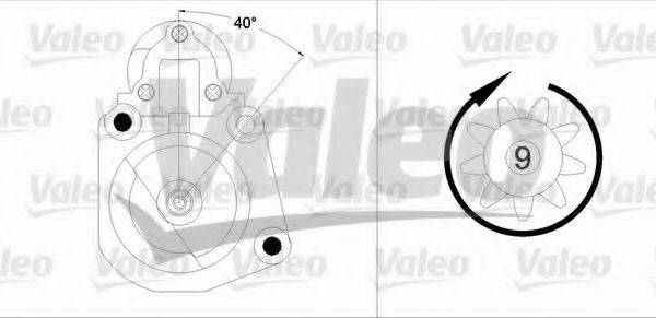 VALEO 458190 Стартер